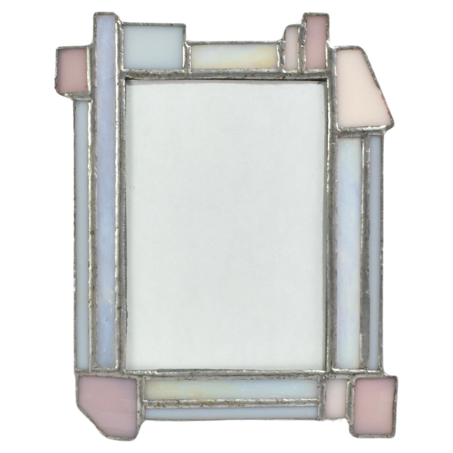 Pastel Glass Picture Frame For Sale