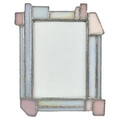 Used Pastel Glass Picture Frame