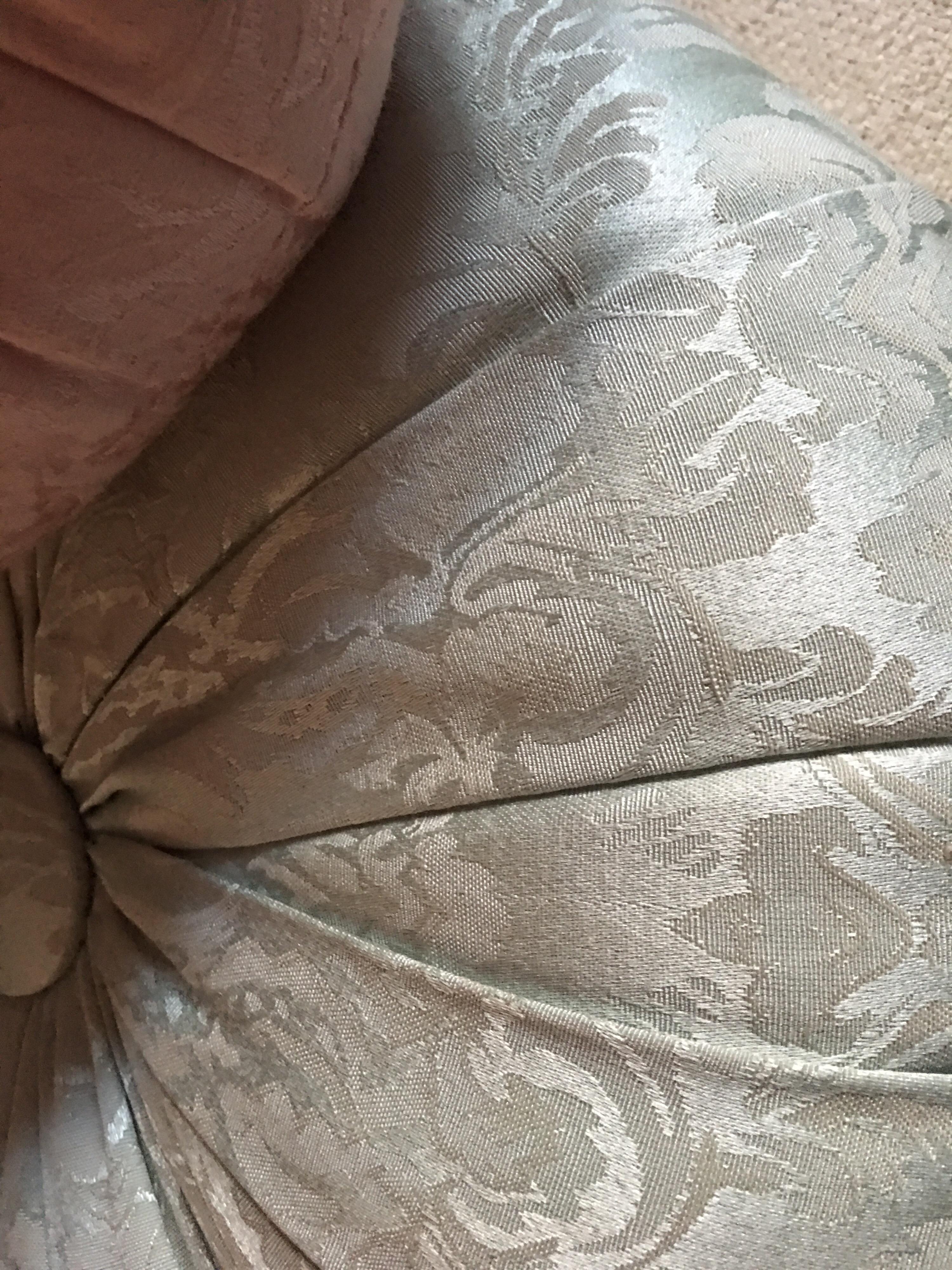 Fabric Pastel Jacquard French Style Boudoir Pillows Set of 5 Custom Made