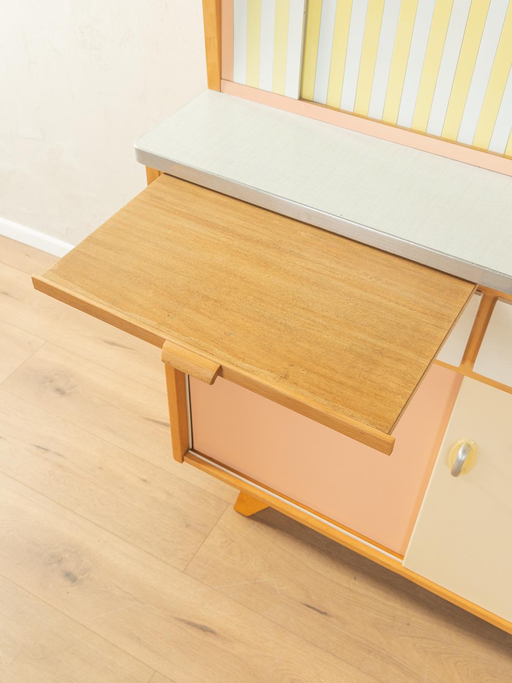 Pastel Kitchen Cabinet, 1950s Vintage For Sale 1