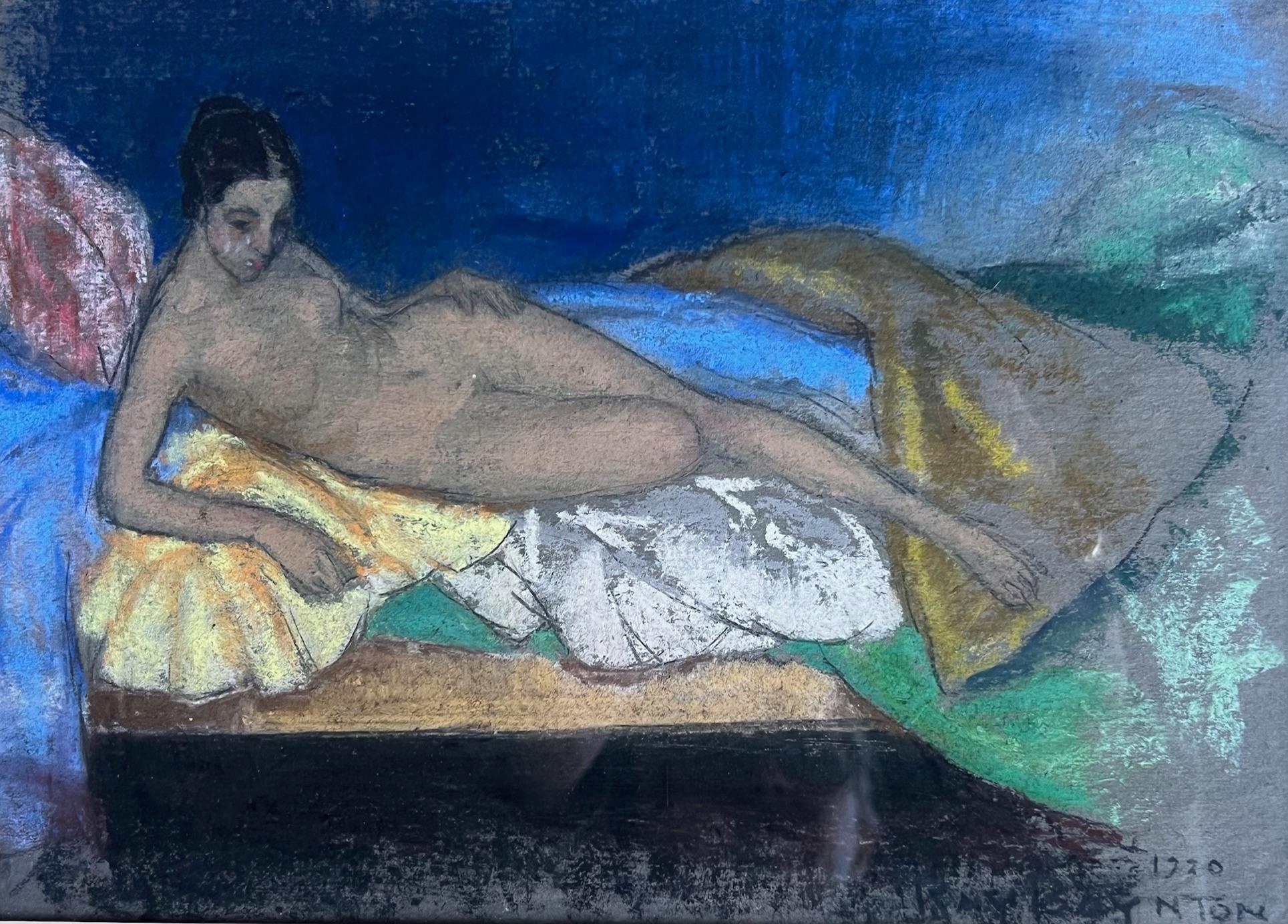 Pastellfarbener Akt von Raymond Scepter Boynton, 1920 (Frühes 20. Jahrhundert) im Angebot