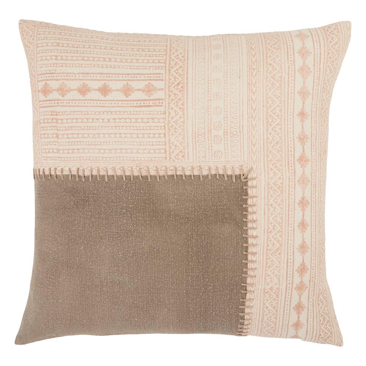 Cuscino da lancio marocchino Boho rosa e grigio pastello In condizioni Nuovo in vendita a West Hollywood, CA
