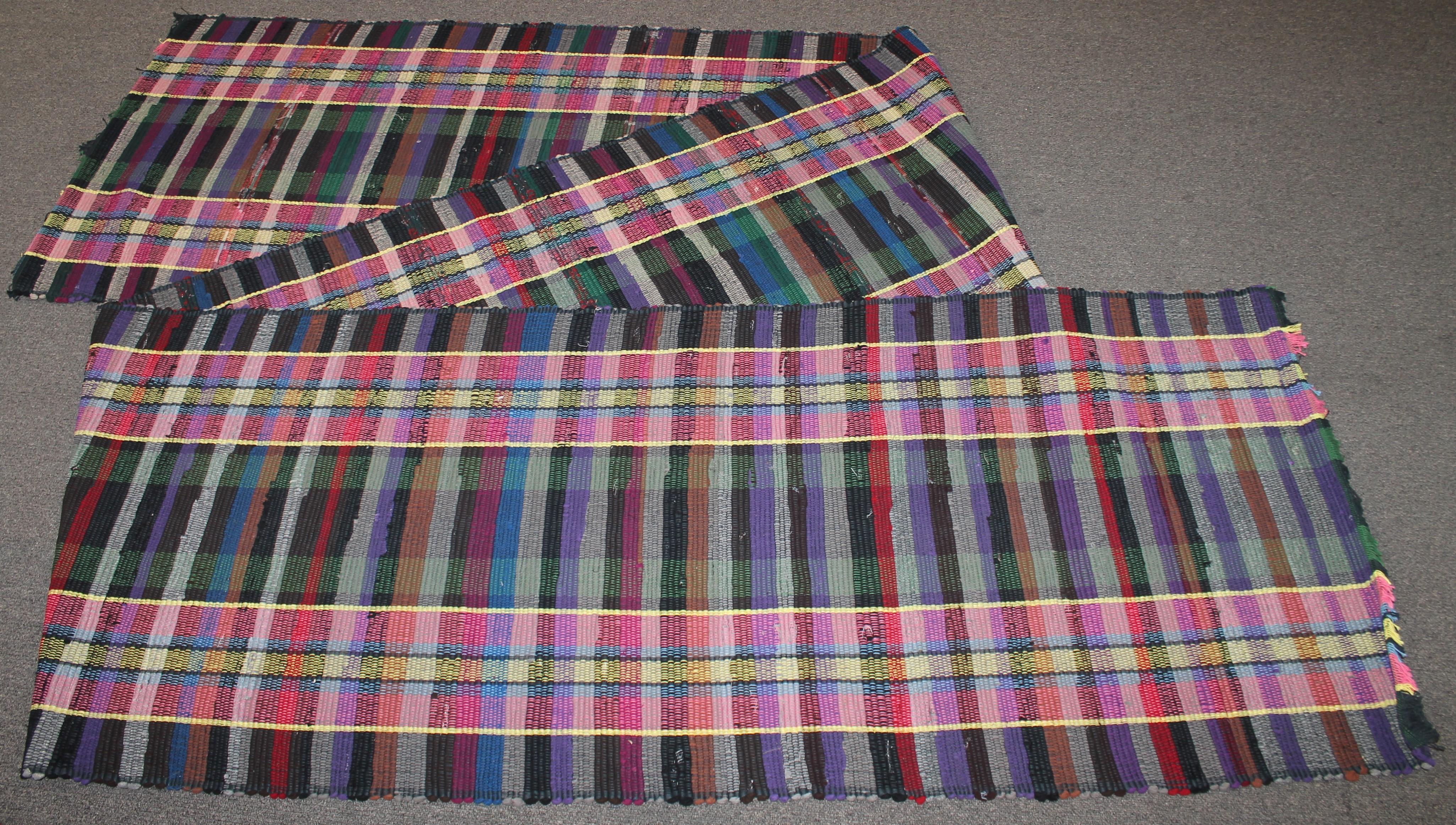 pastel runner rug