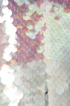 Pastel sequin iridescent cardigan Moschino Cheap & Chic