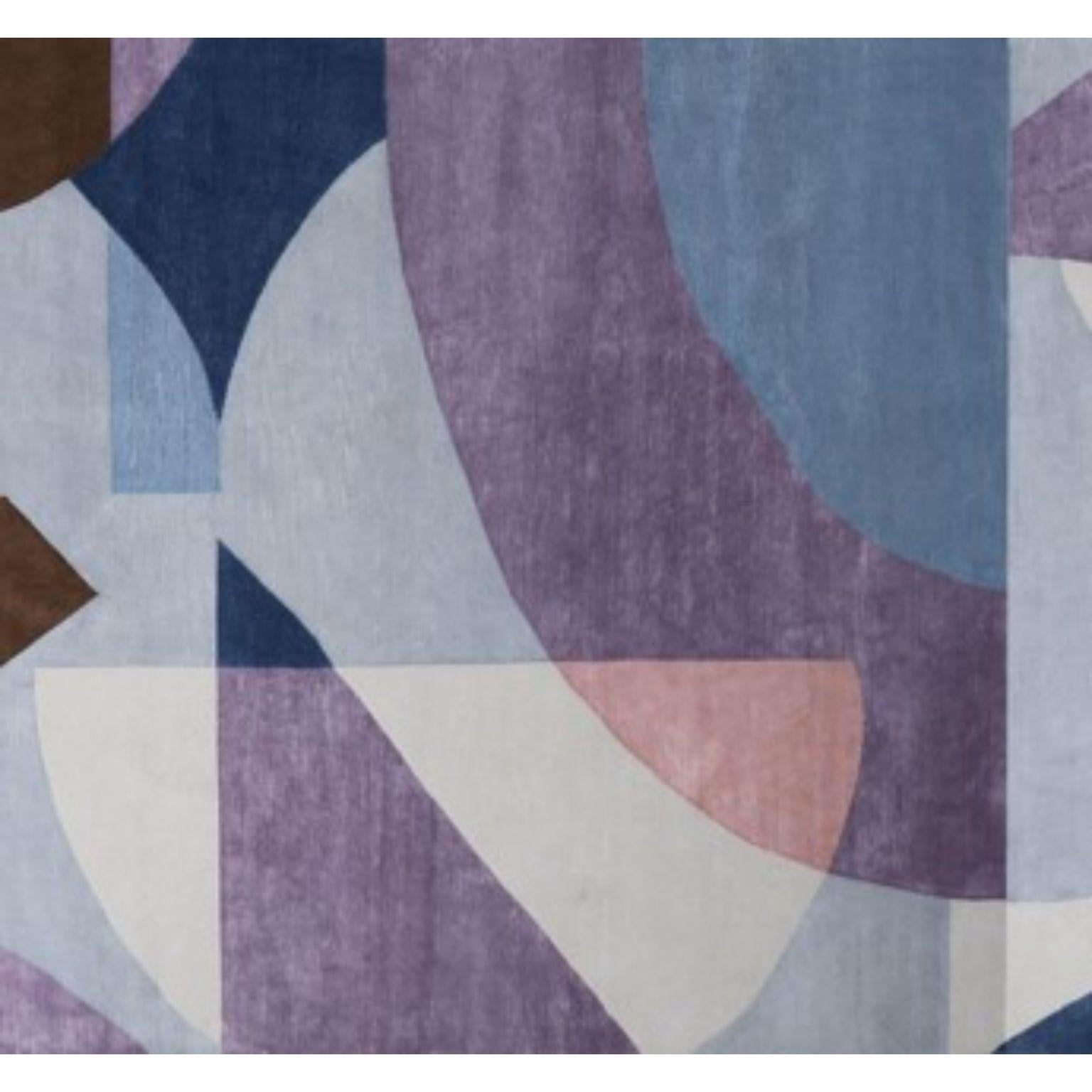 Post-Modern Pastel Shapes Large Rug by Art & Loom For Sale