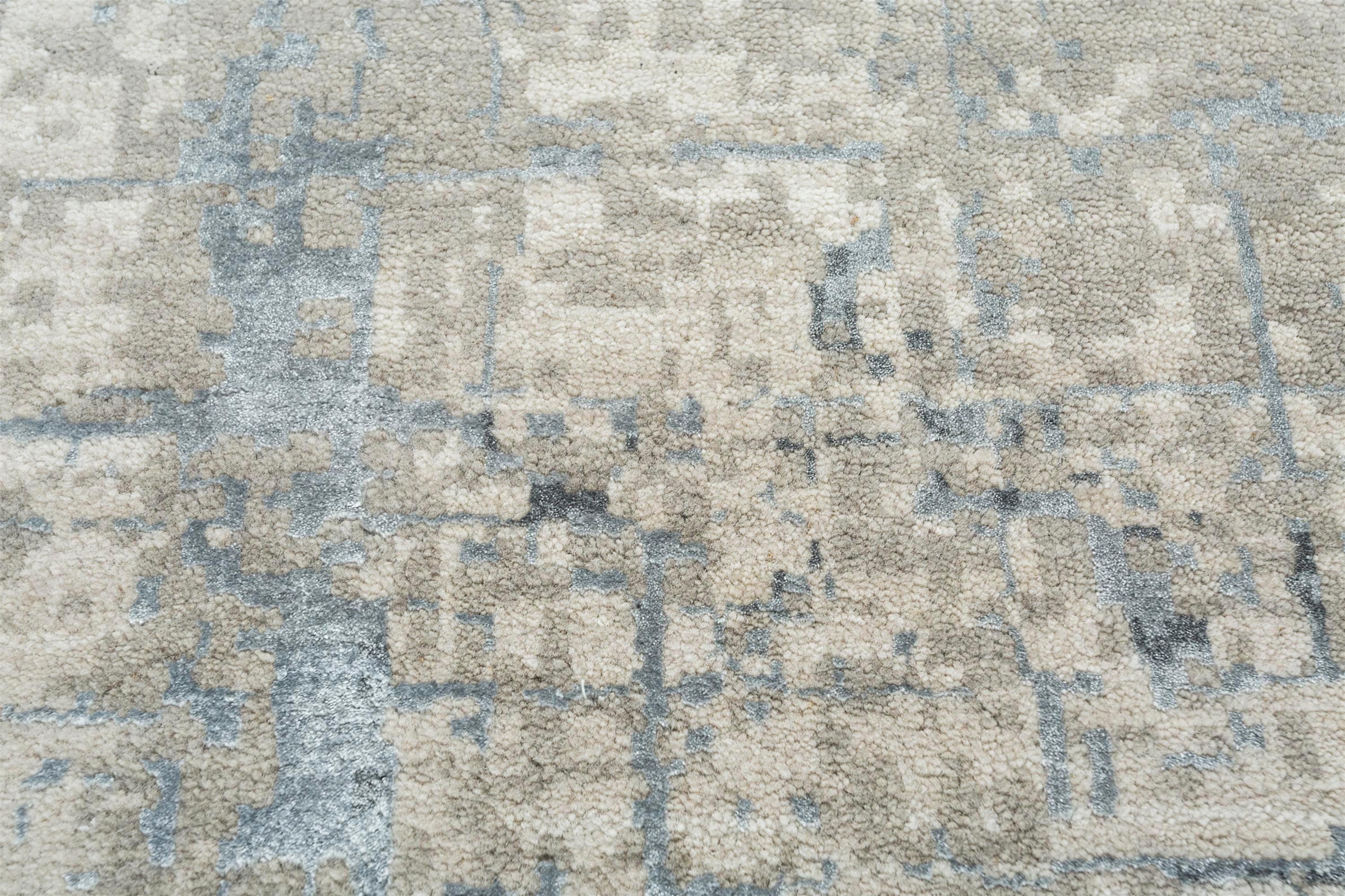 Pastel Twilight Symphony Classic Gray 195X295 cm Hand-Knotted Rug In New Condition For Sale In Milano, IT