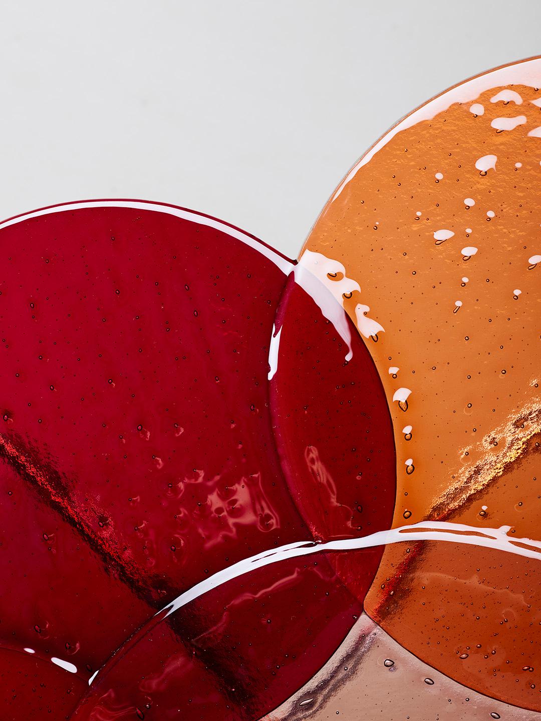 German Pastille 'Side Table, Medium, Red' by Sebastian Herkner For Sale