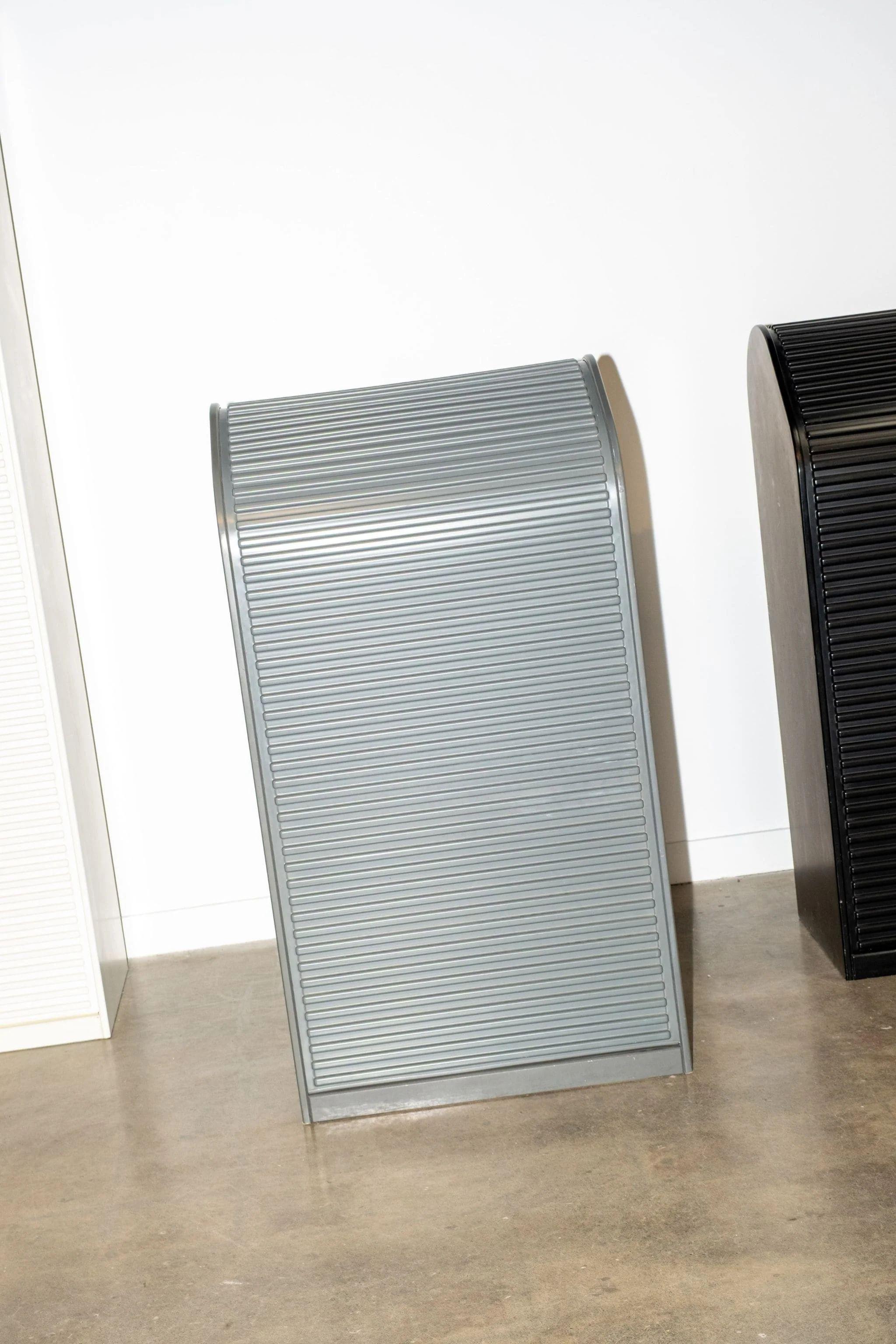 Post-Modern Pastoe A'Dammer Roller Shutter Secretary, Grey For Sale