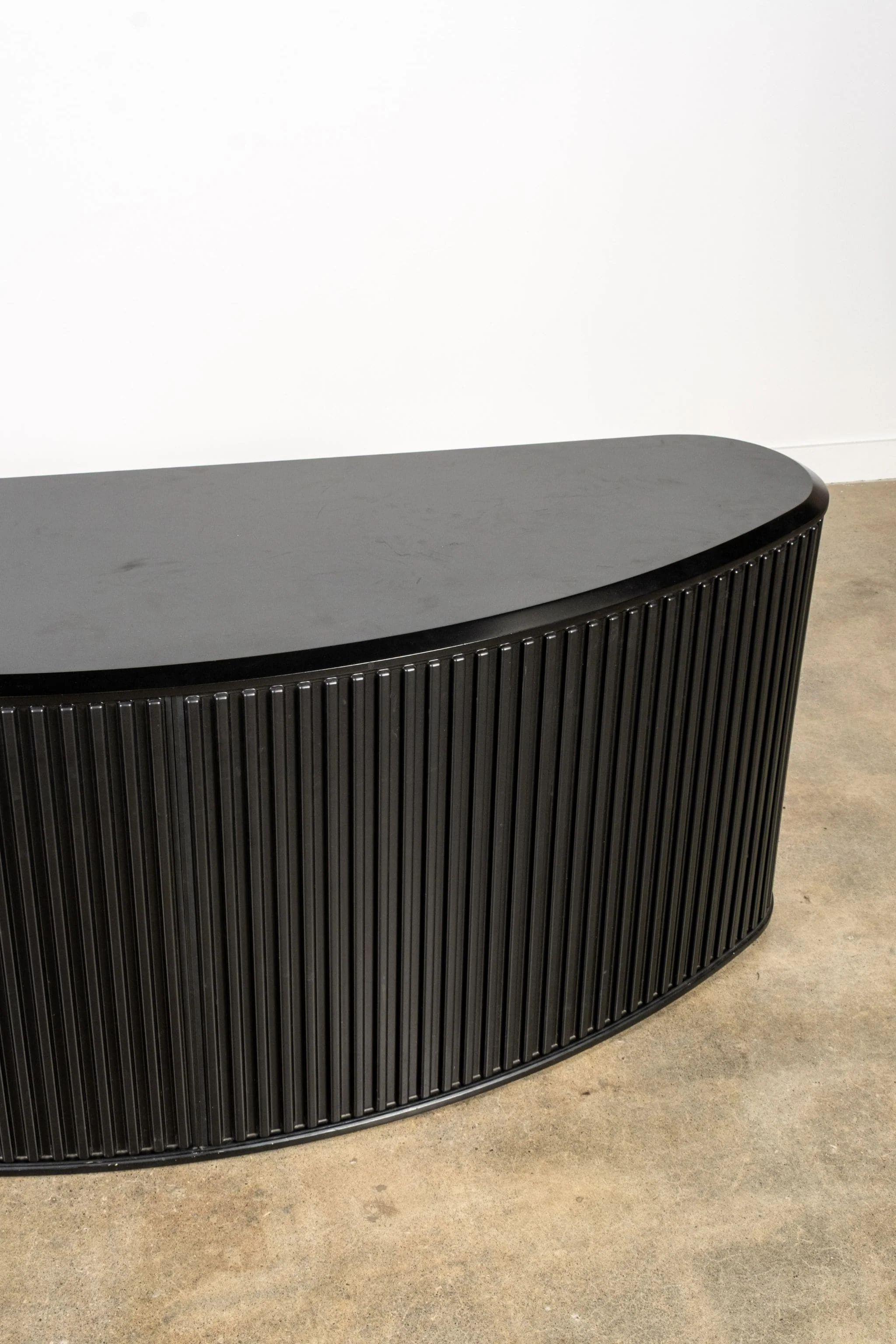 Plastique Pastoe A'Dammer' buffet à volets roulants, noir en vente