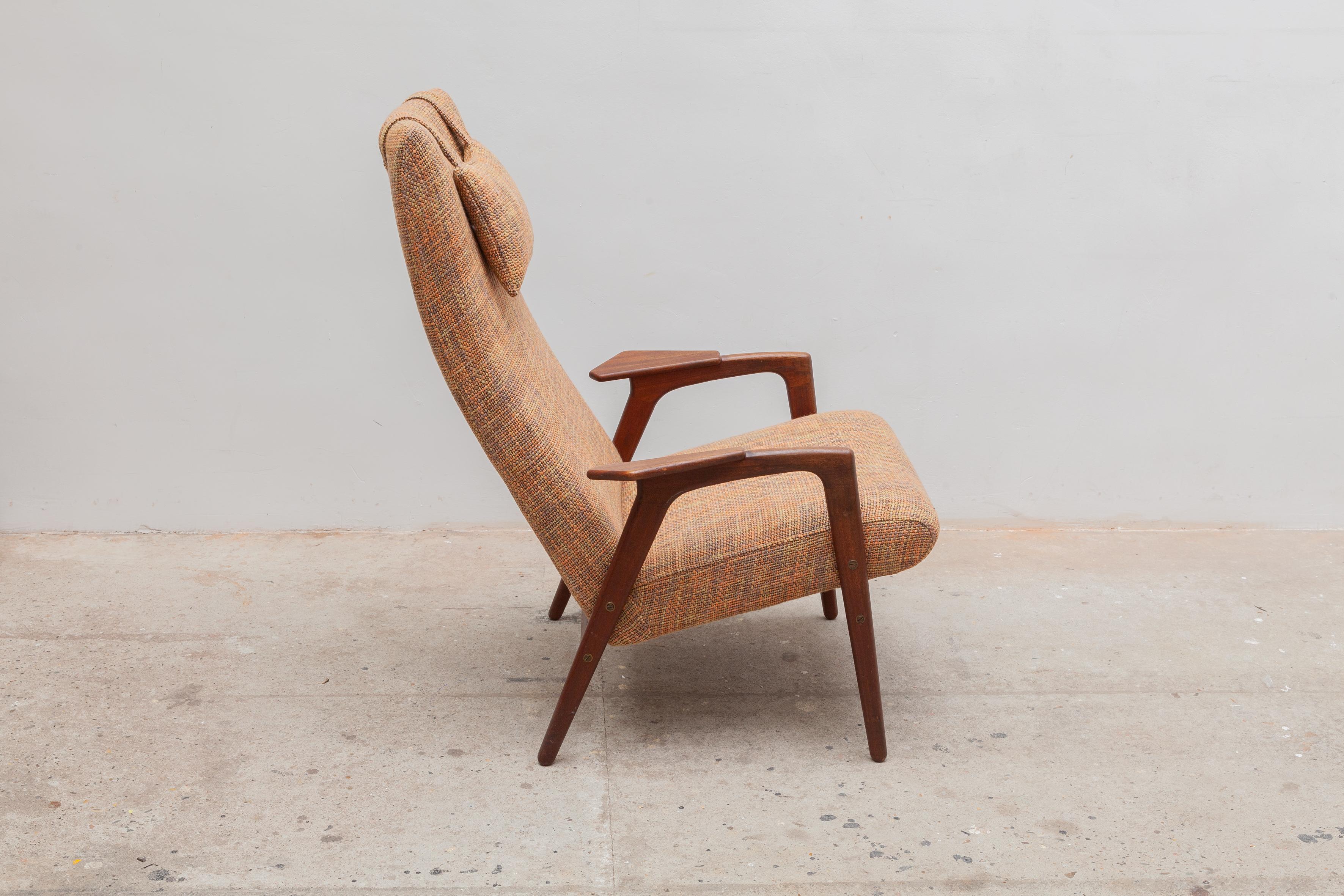 Mid-Century Modern Pastoe Chairs Set of One Ladies Chair & One Gentleman Chair, Designed by Ekström