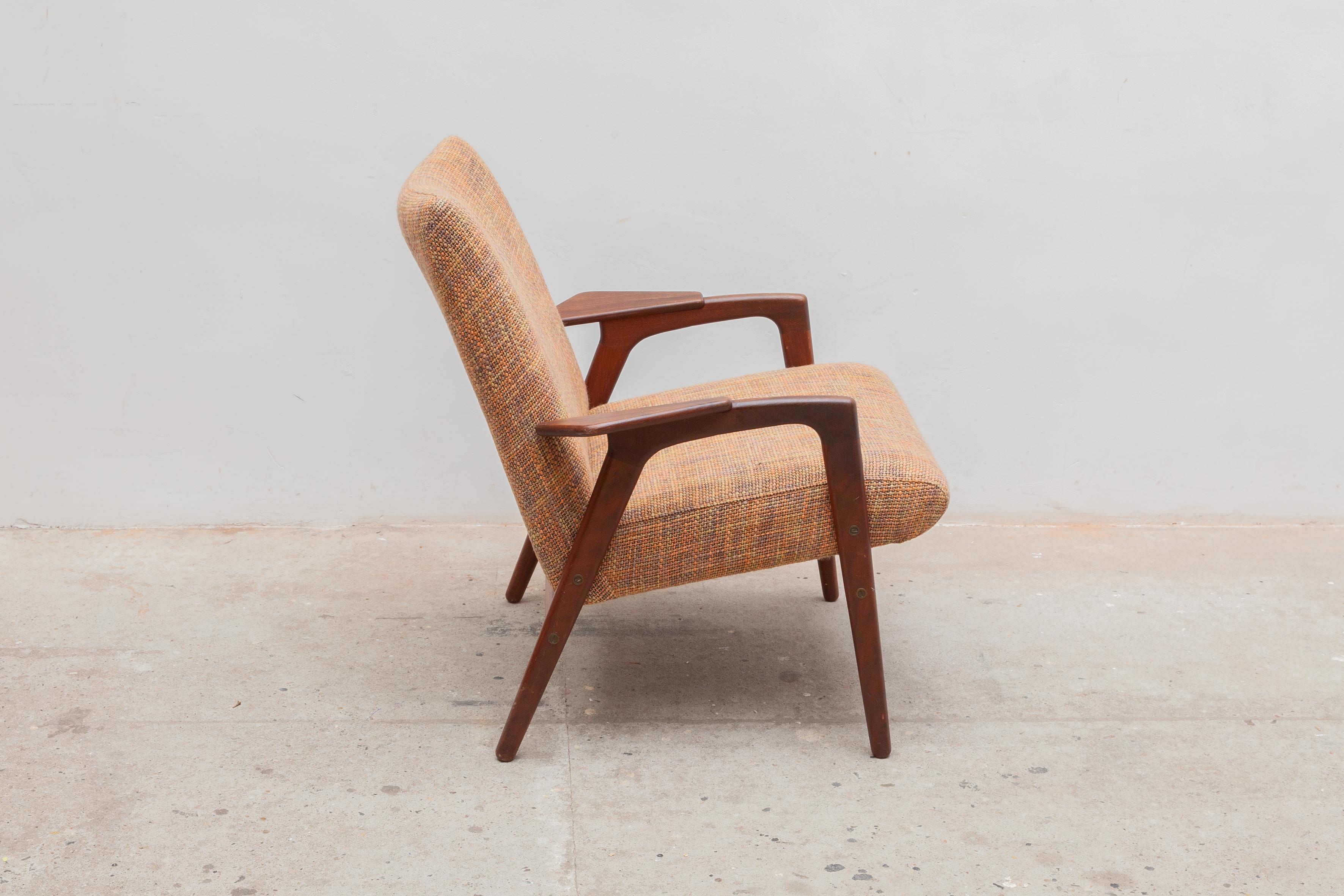 Wool Pastoe Chairs Set of One Ladies Chair & One Gentleman Chair, Designed by Ekström
