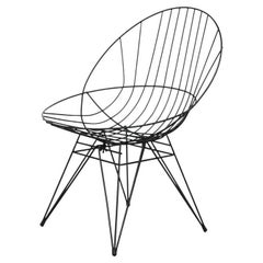 Pastoe "Combex" Black Wire Hoop Chair