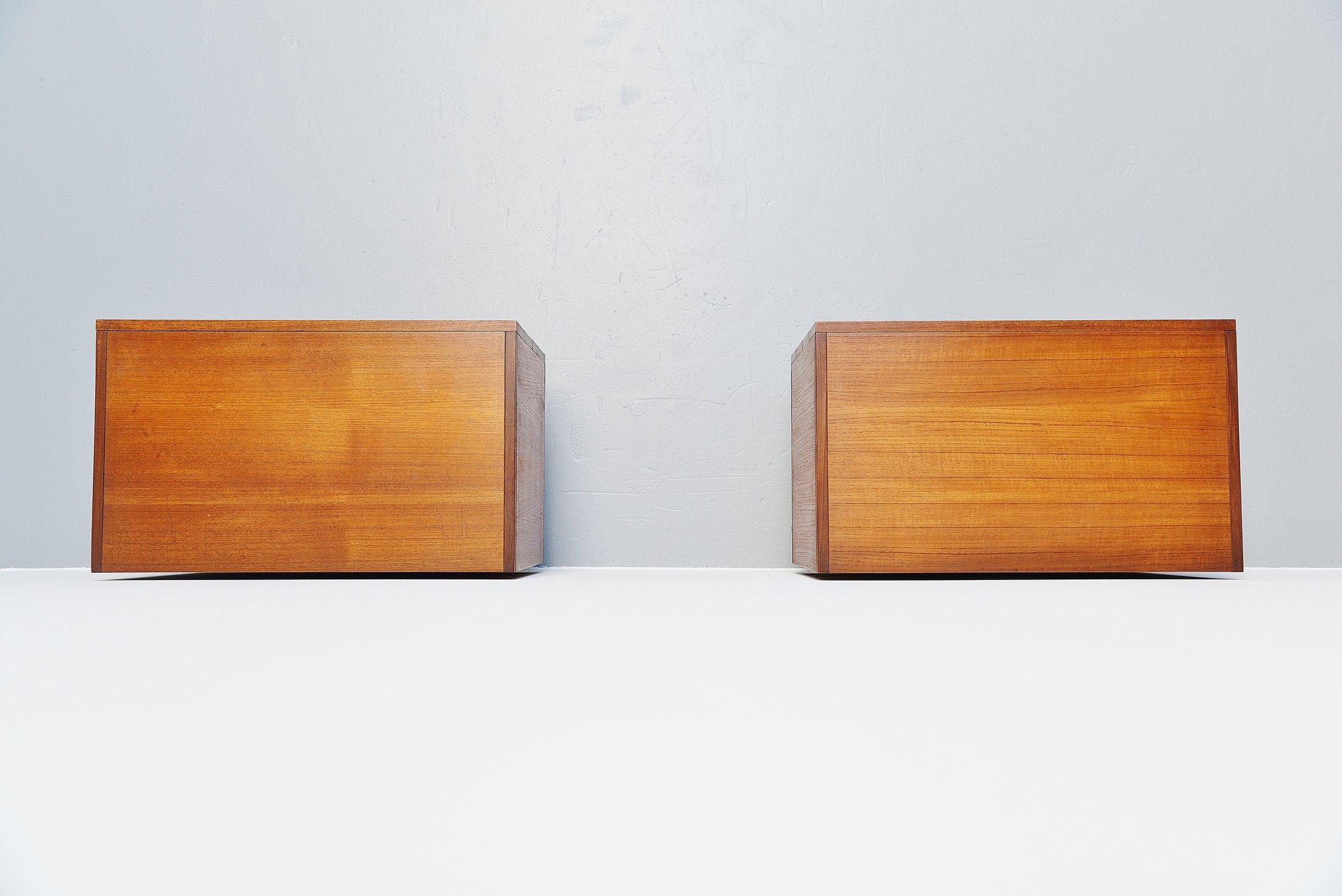 Dutch Pastoe DU10 Drawer Cabinets by Cees Braakman, 1958