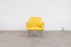 Pastoe Ekselius Lounge Chair for Pastoe in Canary Yellow