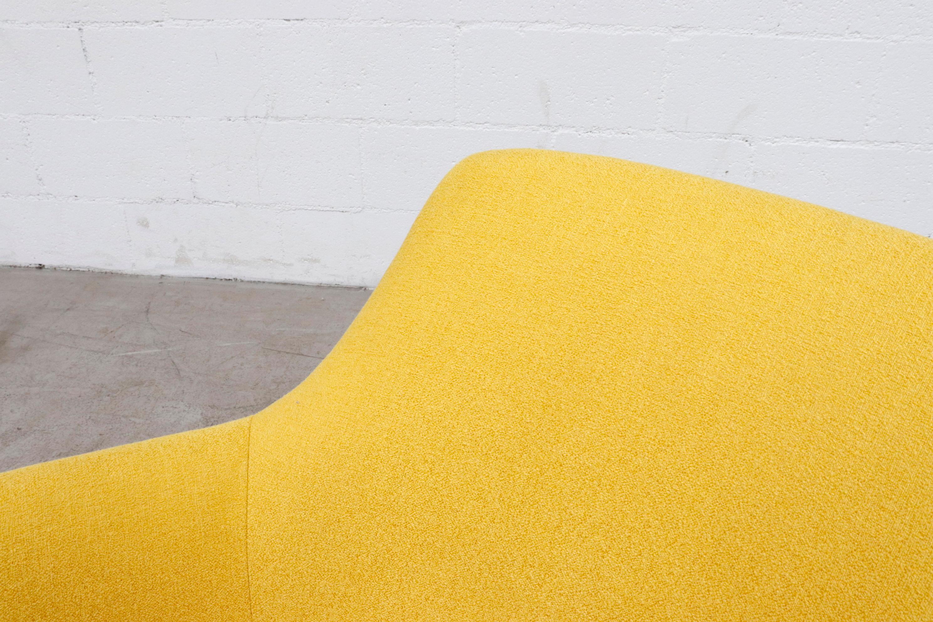 Pastoe Ekselius Lounge Chair for Pastoe in Canary Yellow 1