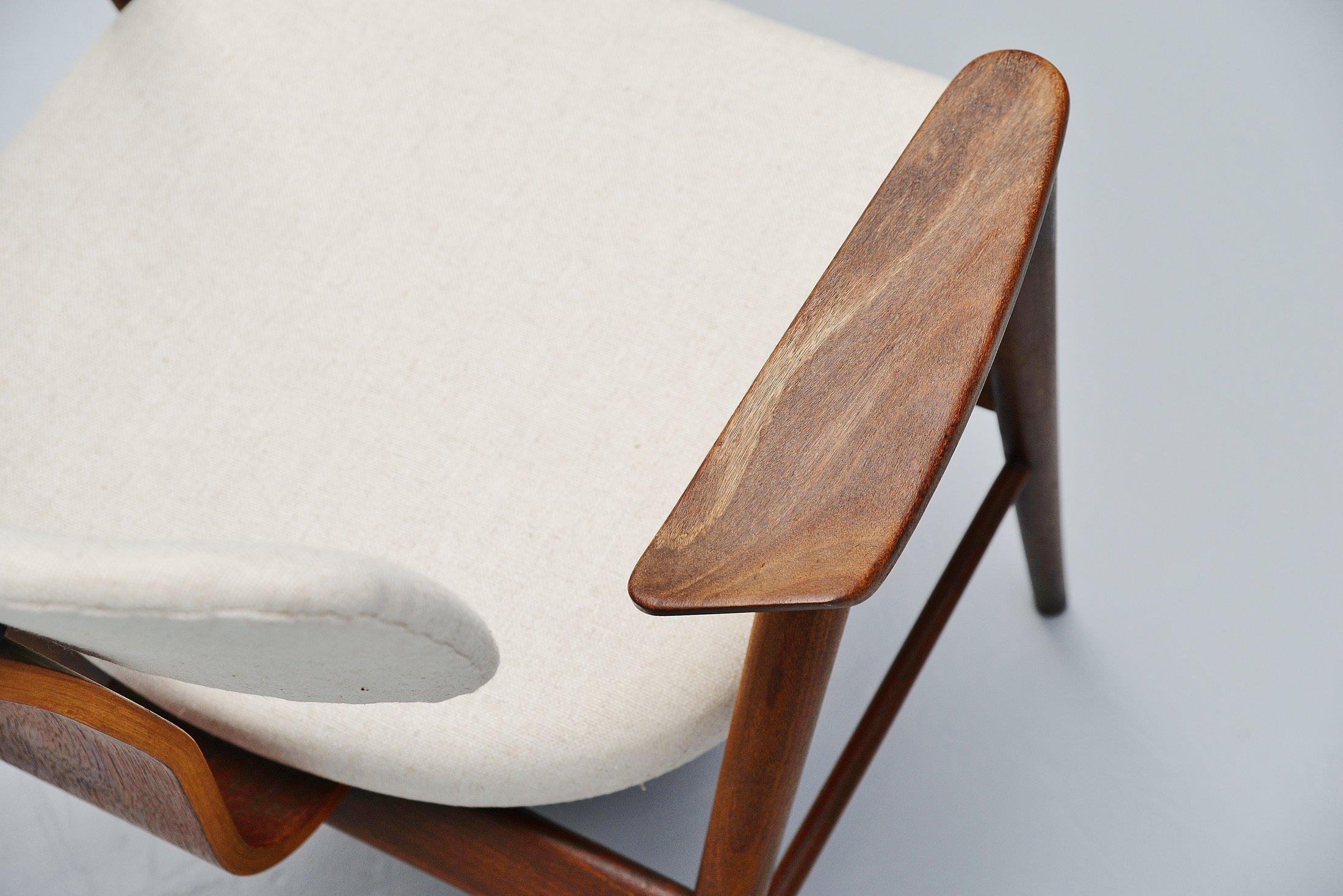 Upholstery Pastoe FB14 lounge chair Cees Braakman, 1956