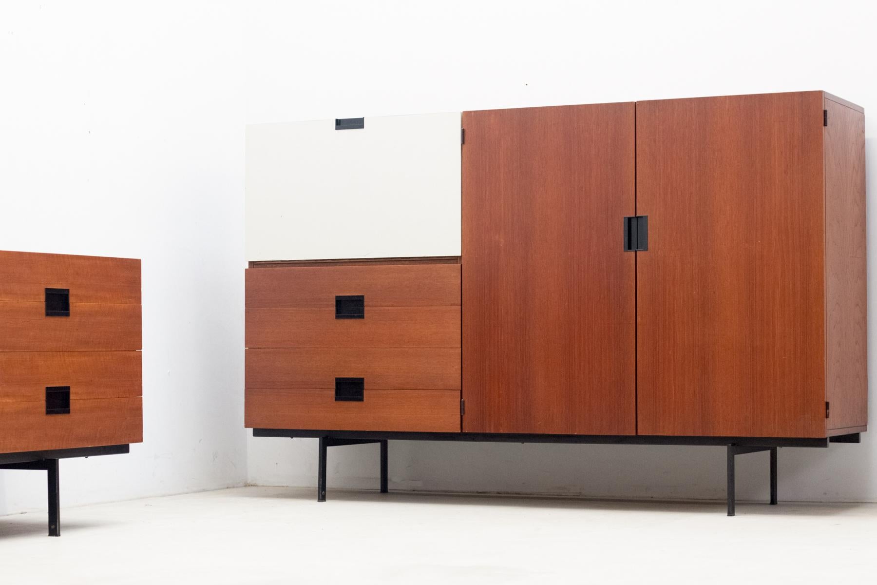 Mid-20th Century Pastoe highboard, Japanese Series by Cees Braakman