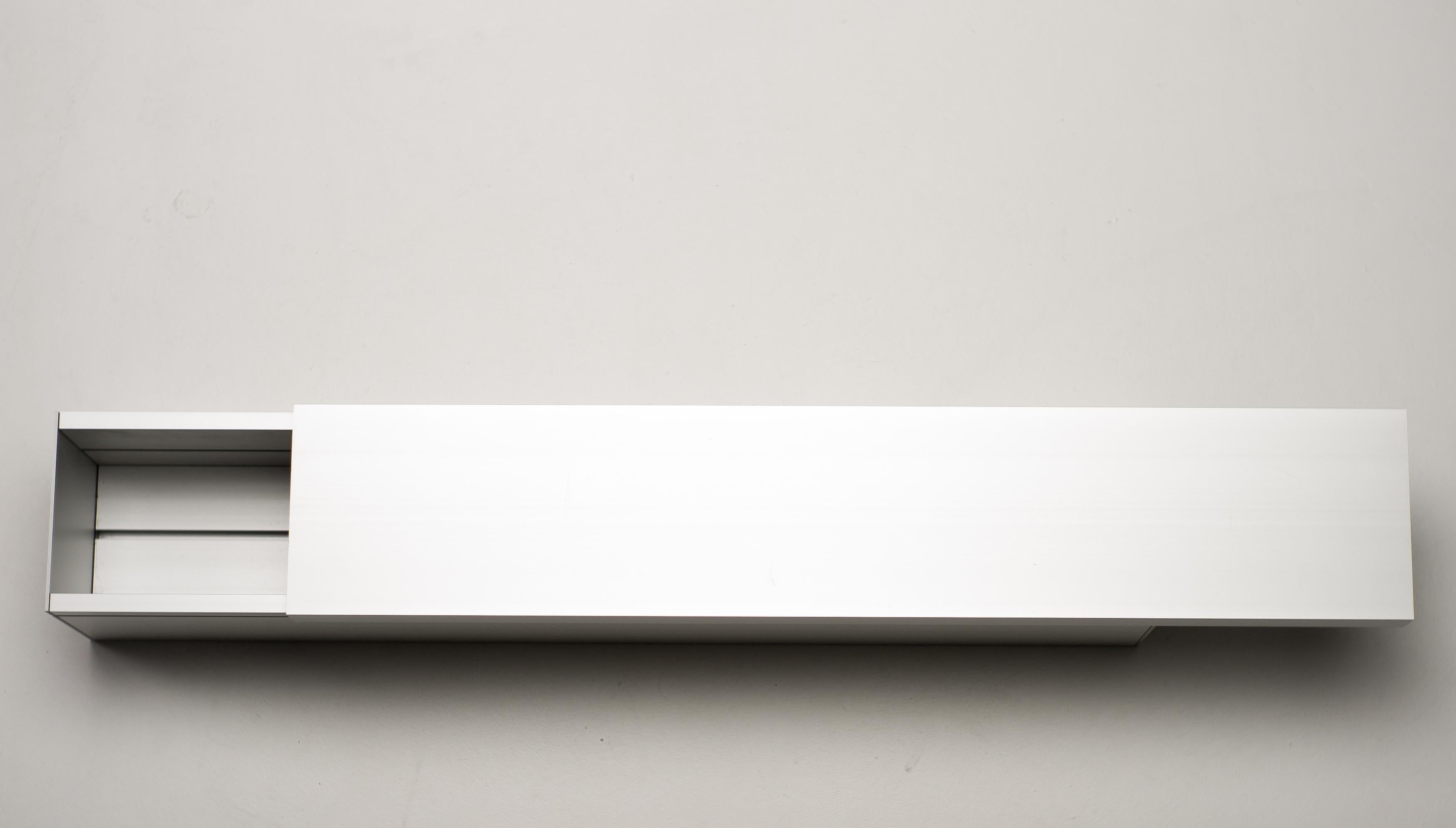 Aluminum Pastoe “Horizontals” A-Line Wall Cabinet by Shigeru Uchida For Sale