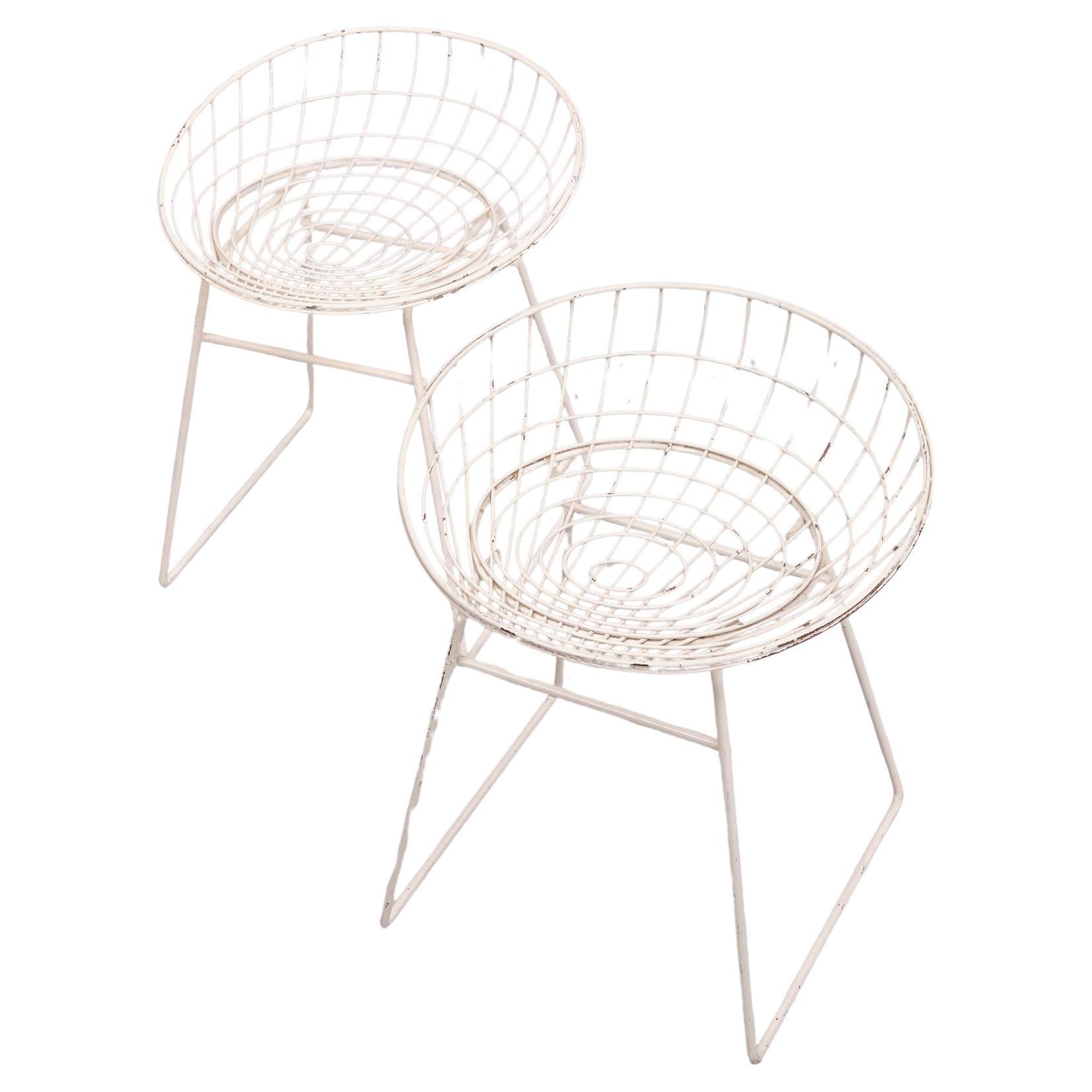 Mid-20th Century Pastoe KM05 wire stool Cees Braakman  1950s Holland  For Sale