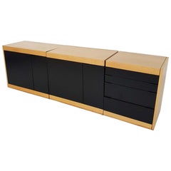 Pastoe L-Series Credenza Lowboard in Birch, the Netherlands, 1980s