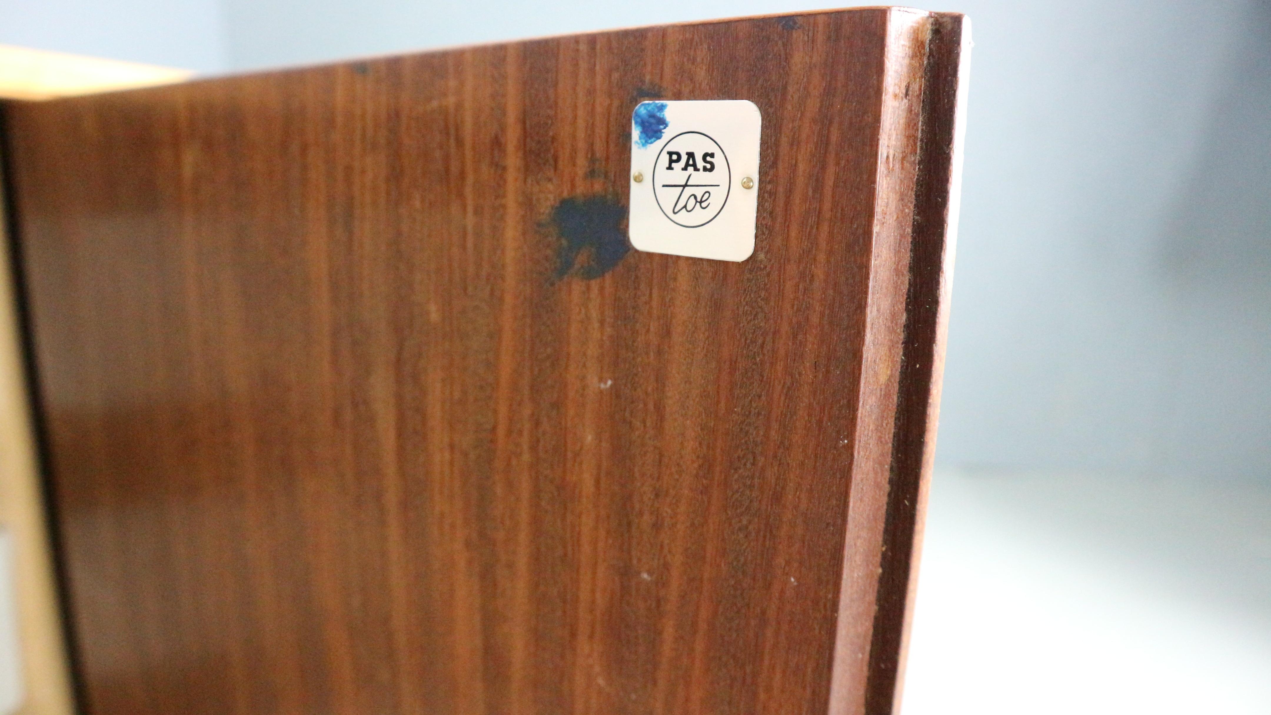 Pastoe sideboard DB02 by Cees Braakman 1952 Birch and Teak Wood For Sale 12