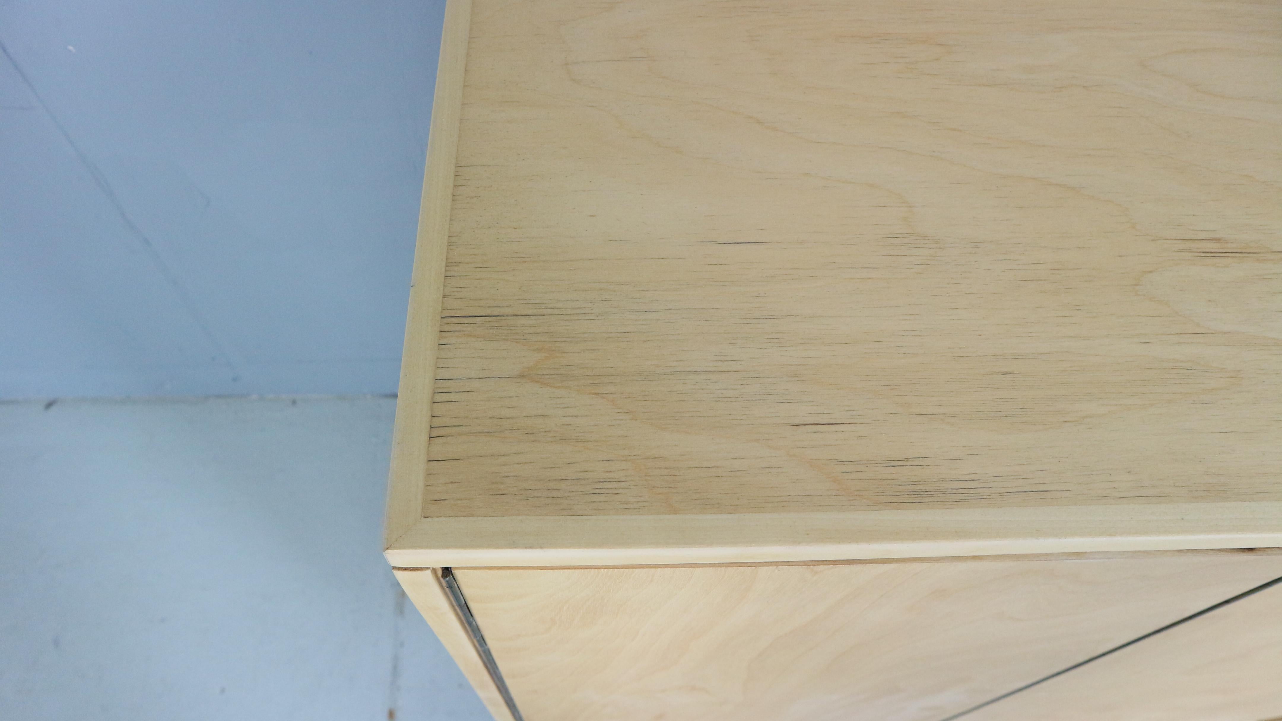 Pastoe sideboard DB02 by Cees Braakman 1952 Birch Wood Serie For Sale 7