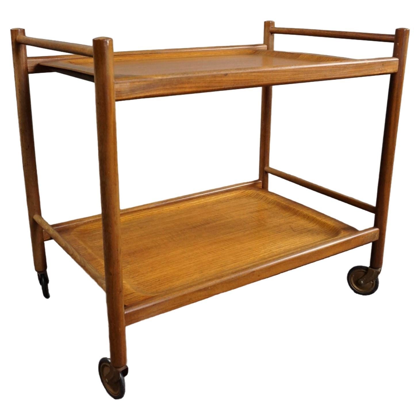 Pastoe trolley / serving trolley, with removable trays
