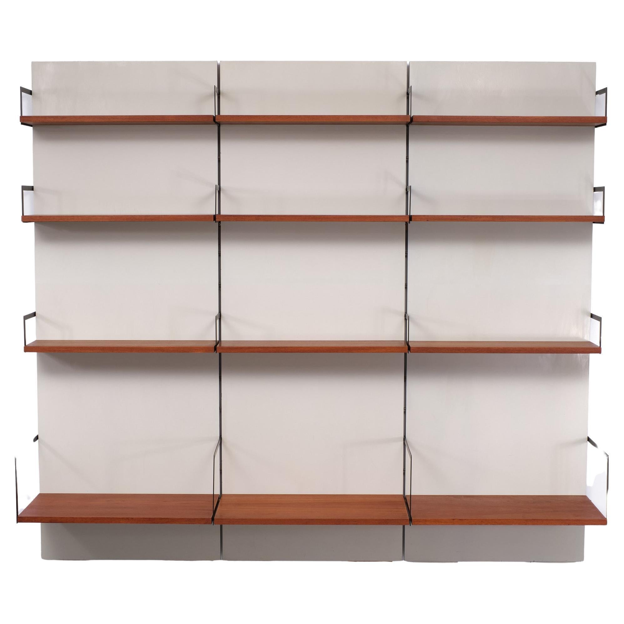 Mid-Century Modern Pastoe wall system, design Cees Braakman 1950 Holland For Sale