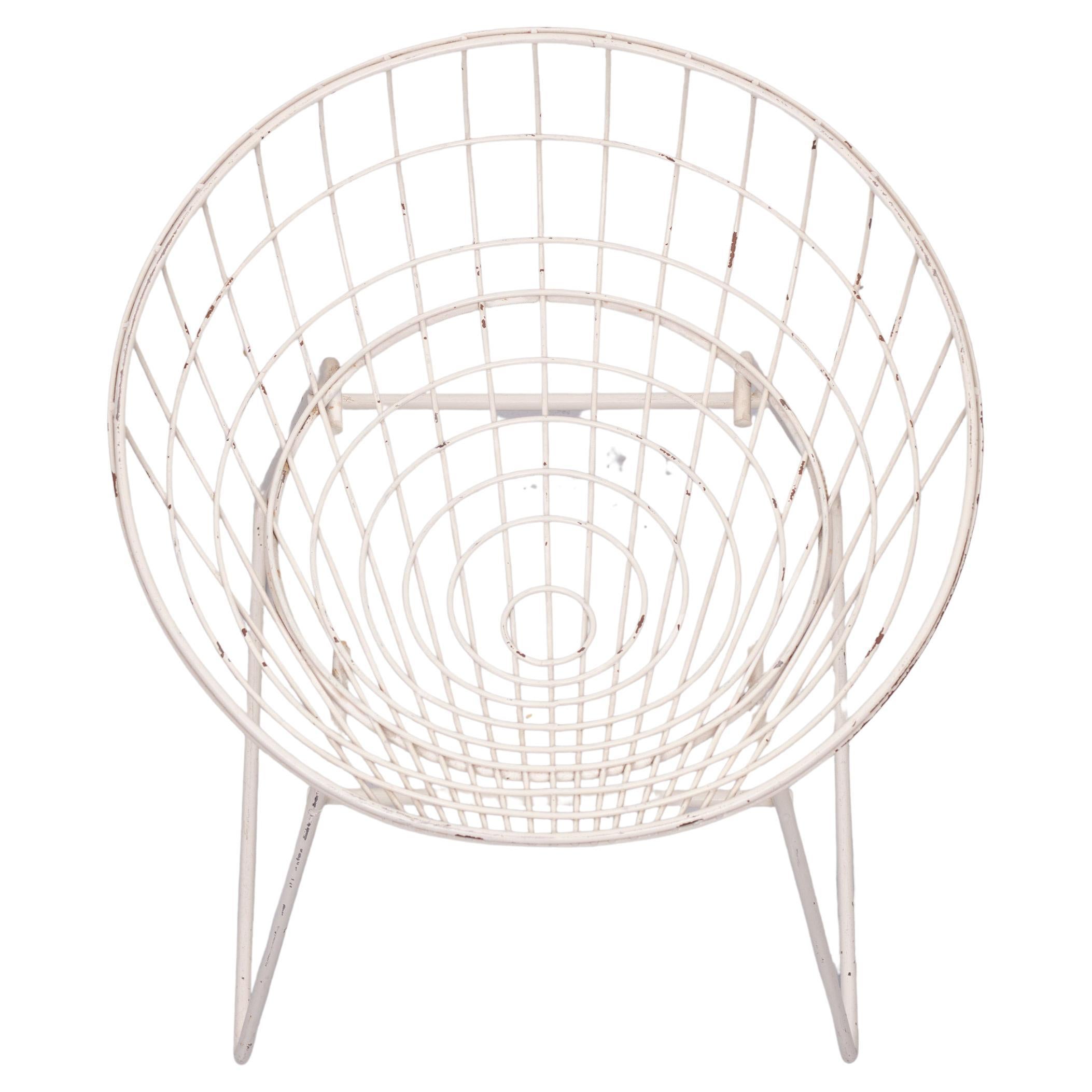 Pastoe Wire Stool Model Km05, Cees Braakman 1950s  For Sale 2