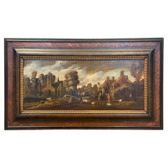 Pastoral Dutch Village Landscape Attributed to Jacob de Villiers (17th Century)