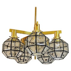 Pastoral Fivearmed Ceiling Lamp T348/5D from 1959 by Hans-Agne Jakobsson, Sweden