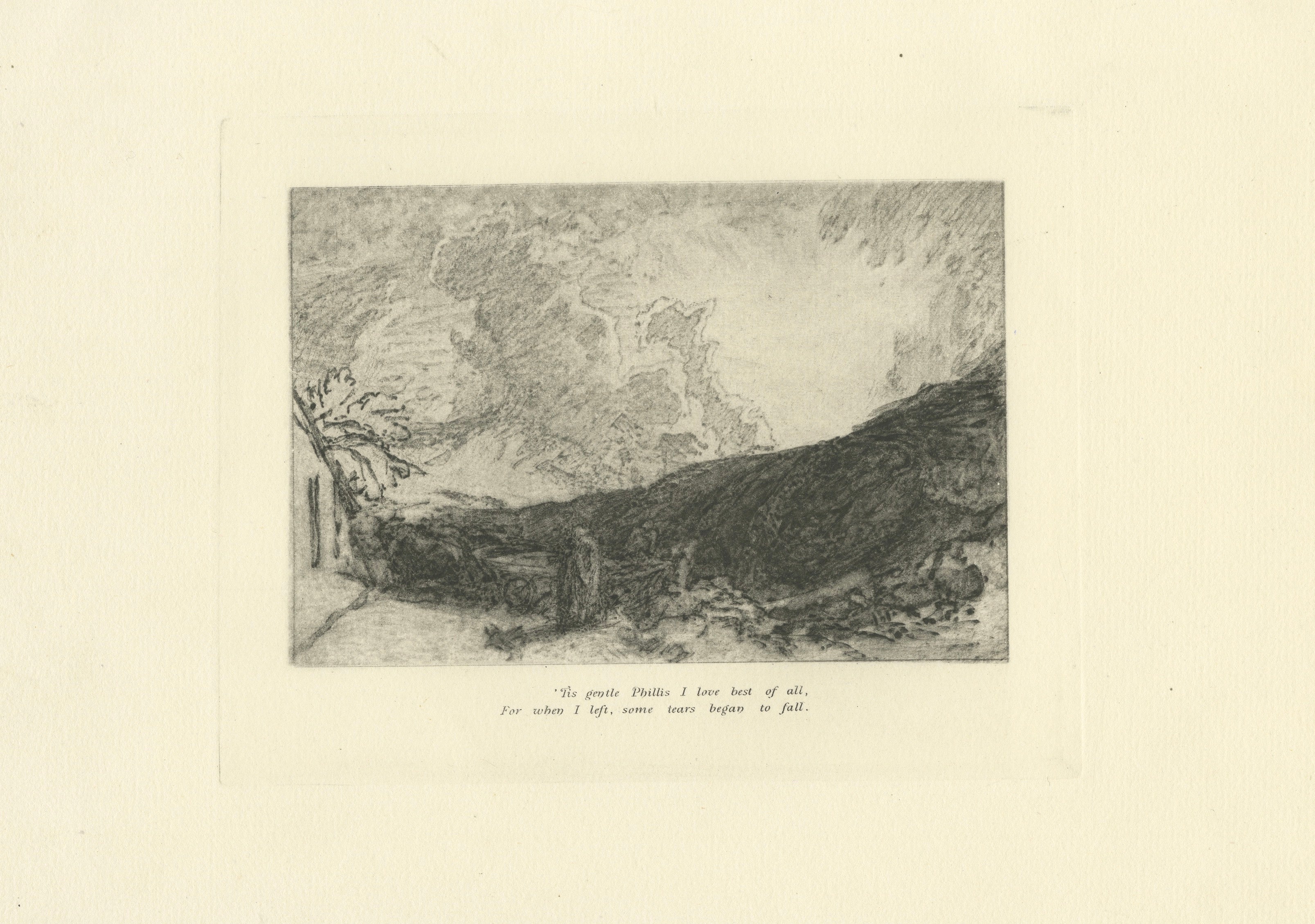 Pastoral Landscape from Virgil’s Eclogues — Samuel Palmer Heliogravure, 1883