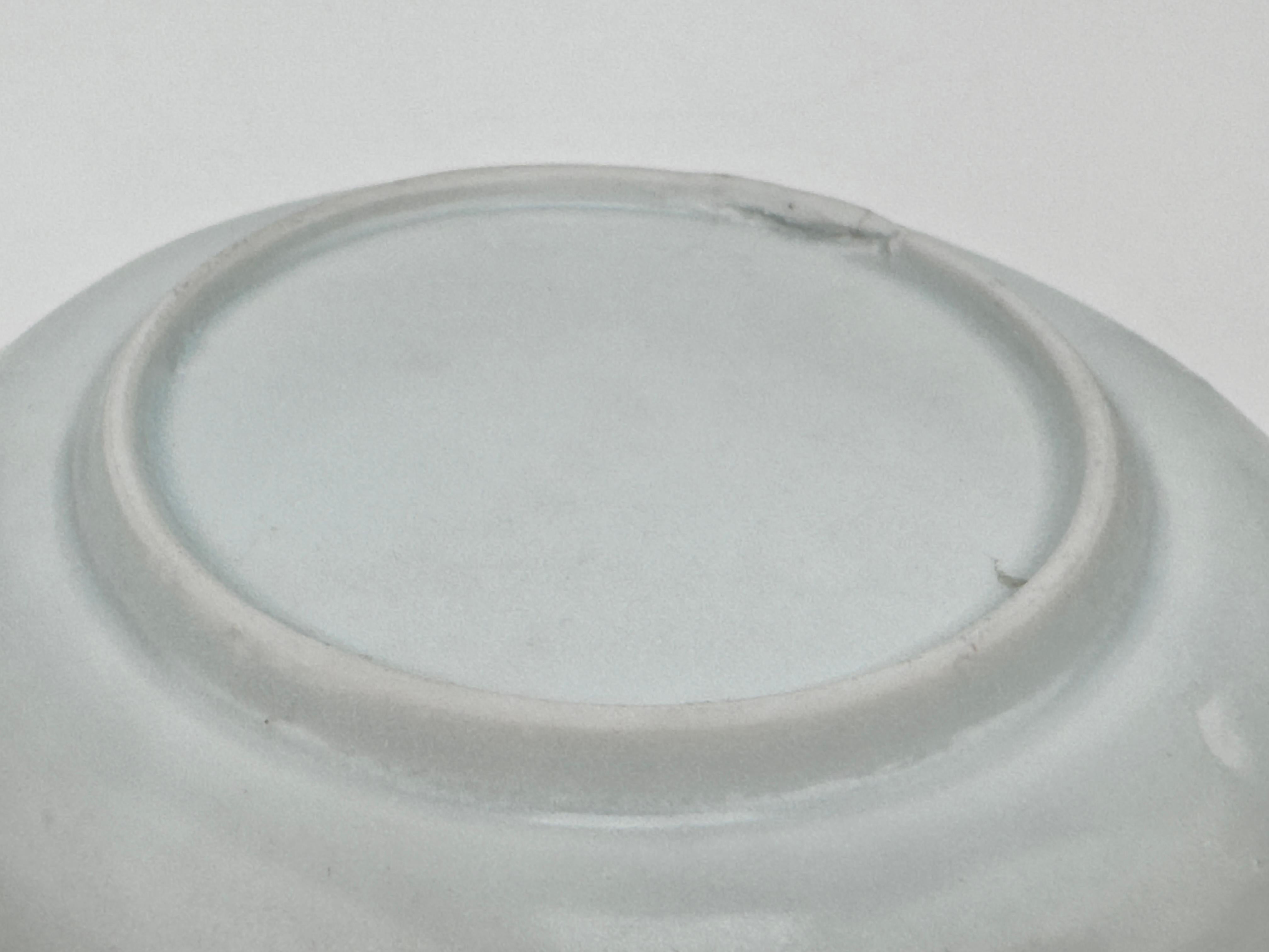 Pastoral Scene Blue And White Saucer Circa 1725, Qing Dynasty, Yongzheng Reign 2