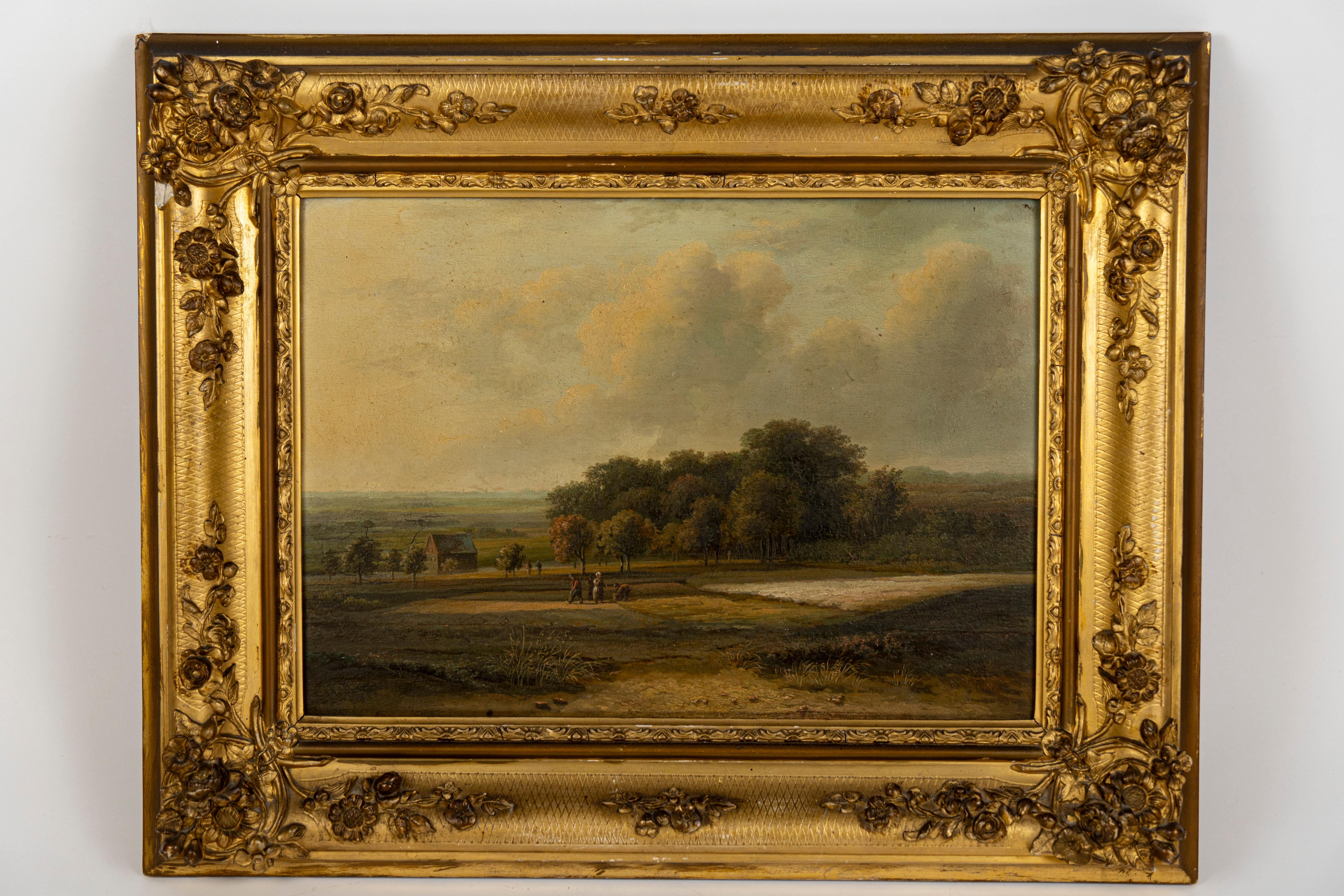 Romantic Pastoral scene by Andreas Danekes (1833) For Sale