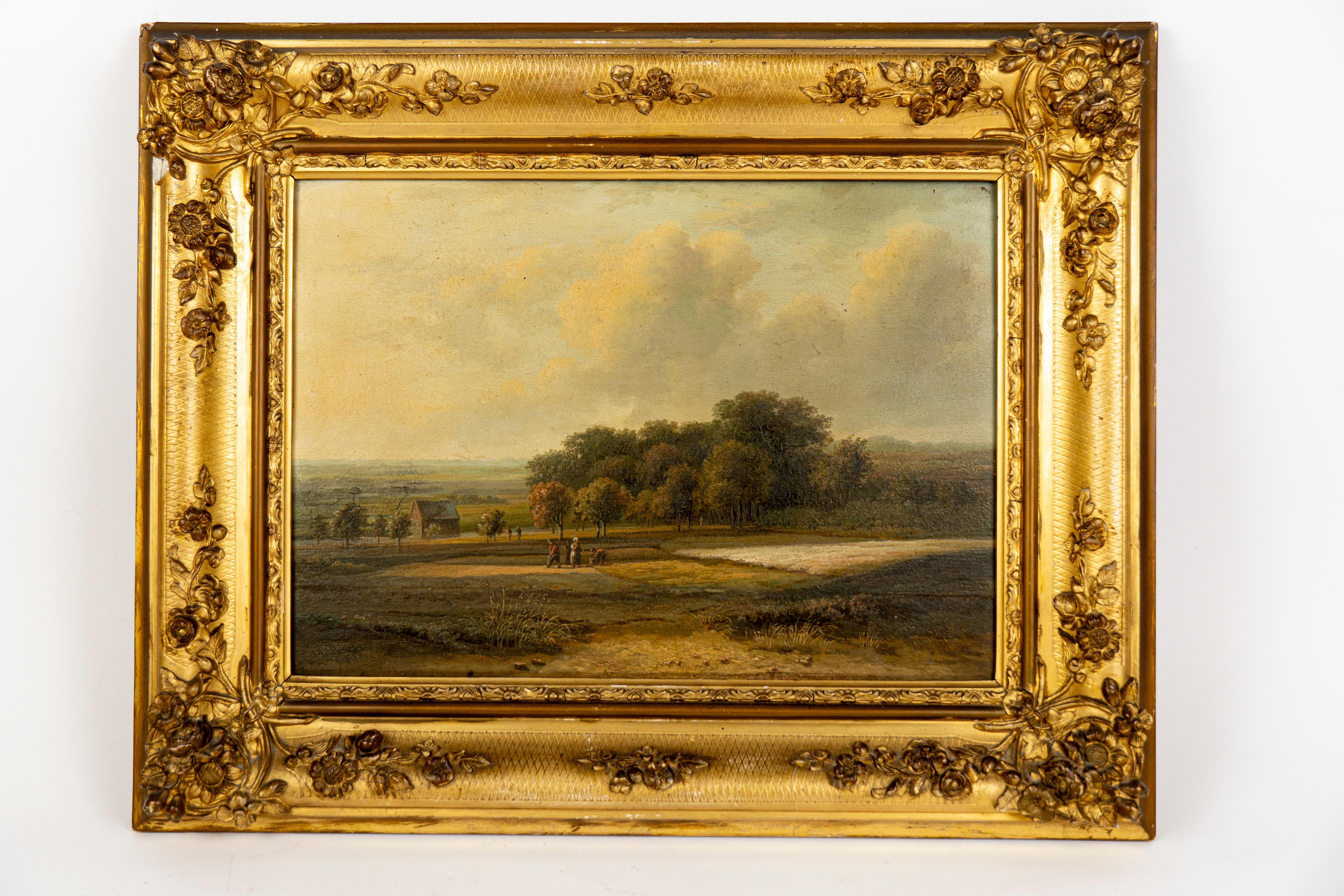 Pastoral scene by Andreas Danekes (1833) For Sale 2