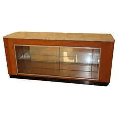Used Pastry Counter with Marble Top Showcase