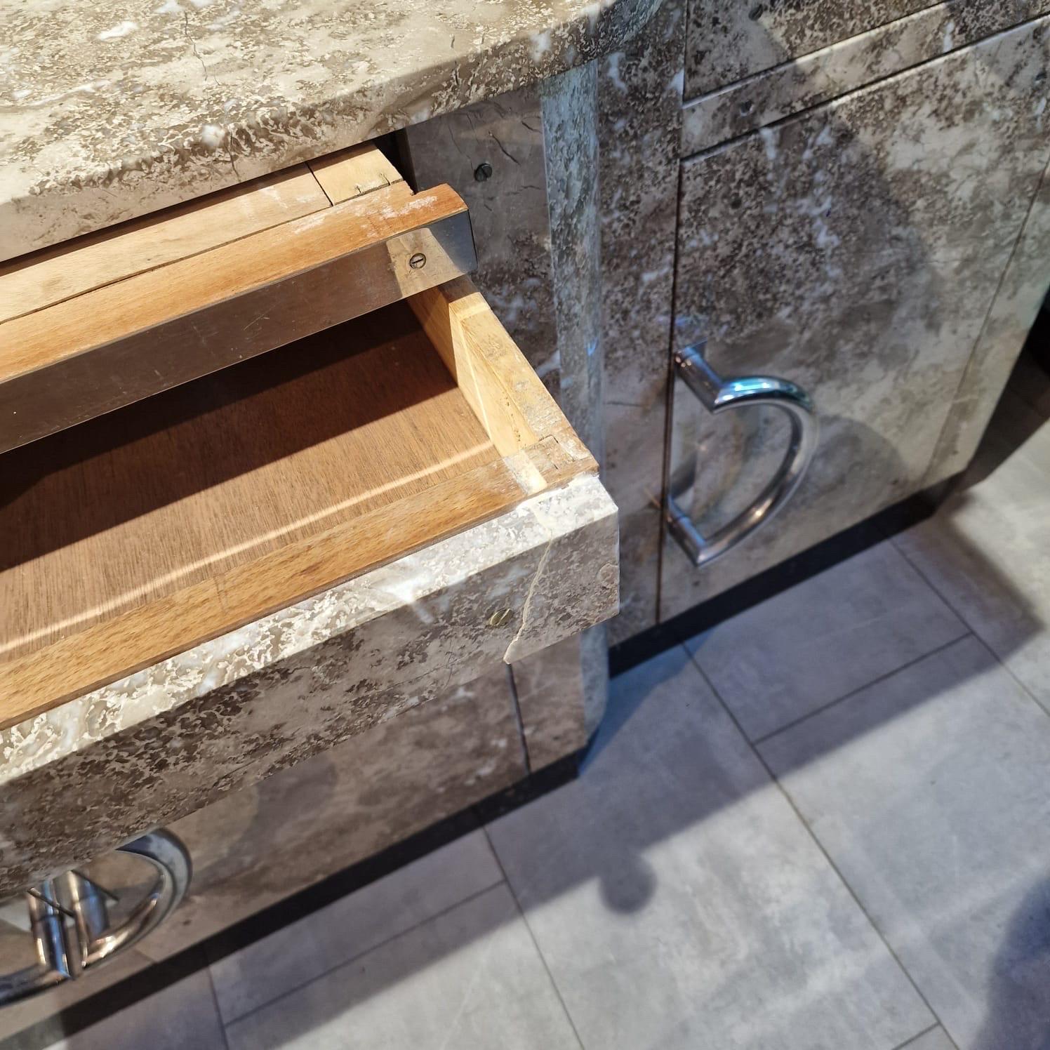 Pastry store marble credenza For Sale 6