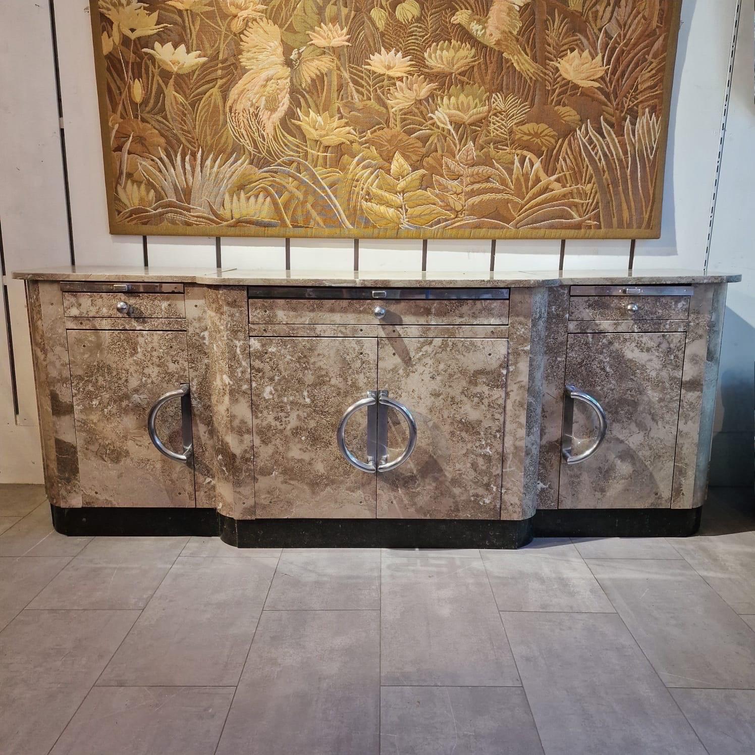 Pastry store marble credenza For Sale 11