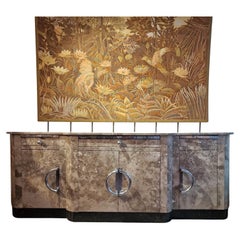 Pastry store marble credenza