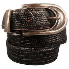 PAT AREIAS Sterling Size 32 Black Belt