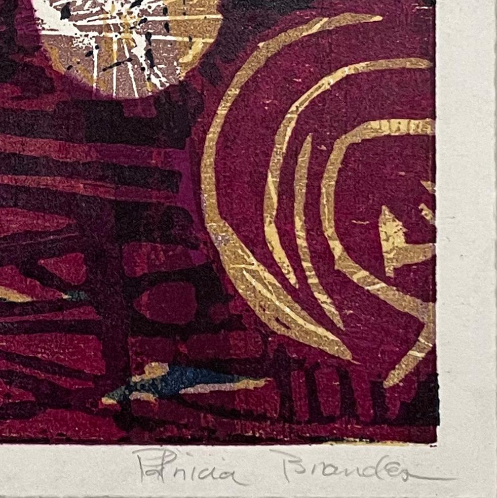 Signed, titled and numbered by the artist. Created as part of a group portfolio by members of the California Society of Printmakers, based on the works of Shakespeare.

Pat was an artist, printmaker and teacher throughout her life. She studied with