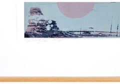 Pat Colville (American, B. 1931) "Zazen #30" Acrylic On Paper, 2002