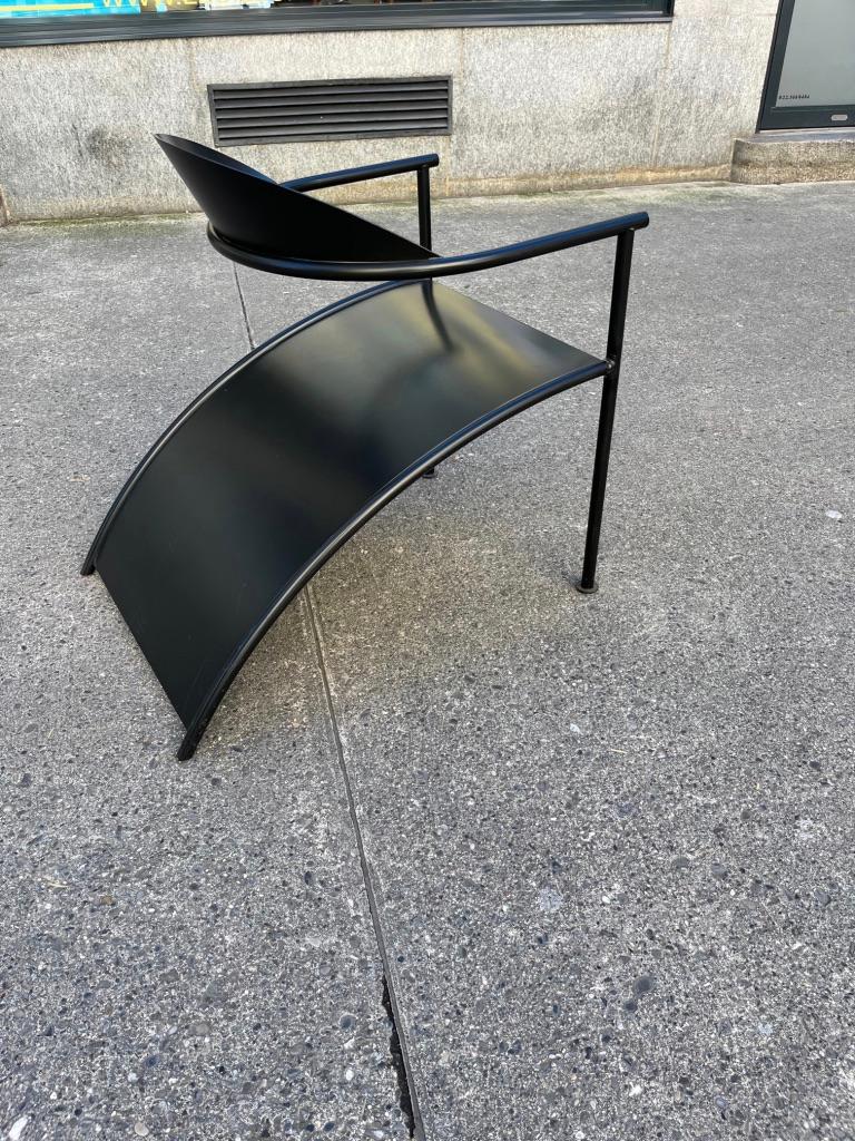 French Pat Conley 2 Vintage Steel Chair by Philippe Starck ca. 1980s For Sale