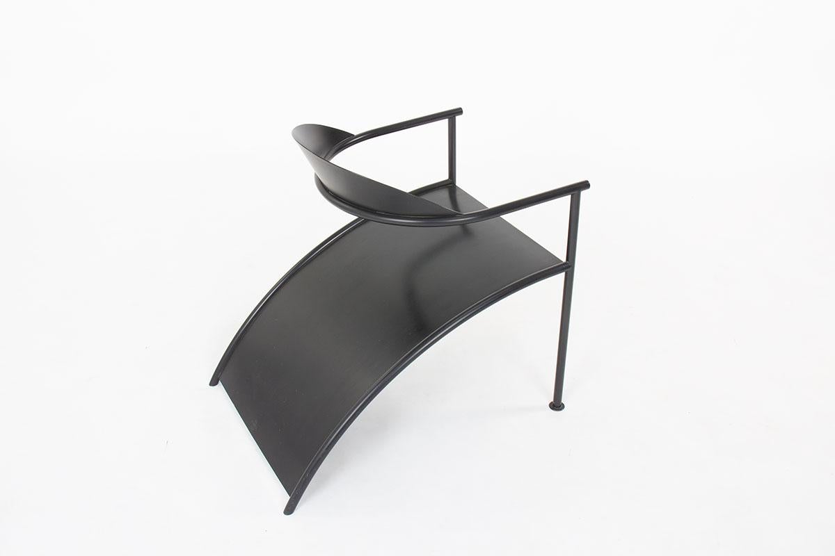 Metal Pat Conley II armchair by Philippe Starck for XO, 1986 For Sale