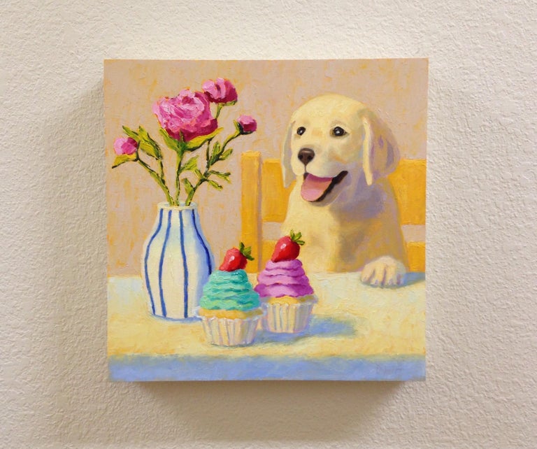 Pat Doherty - A Sweet Treat, Oil Painting For Sale at 1stDibs
