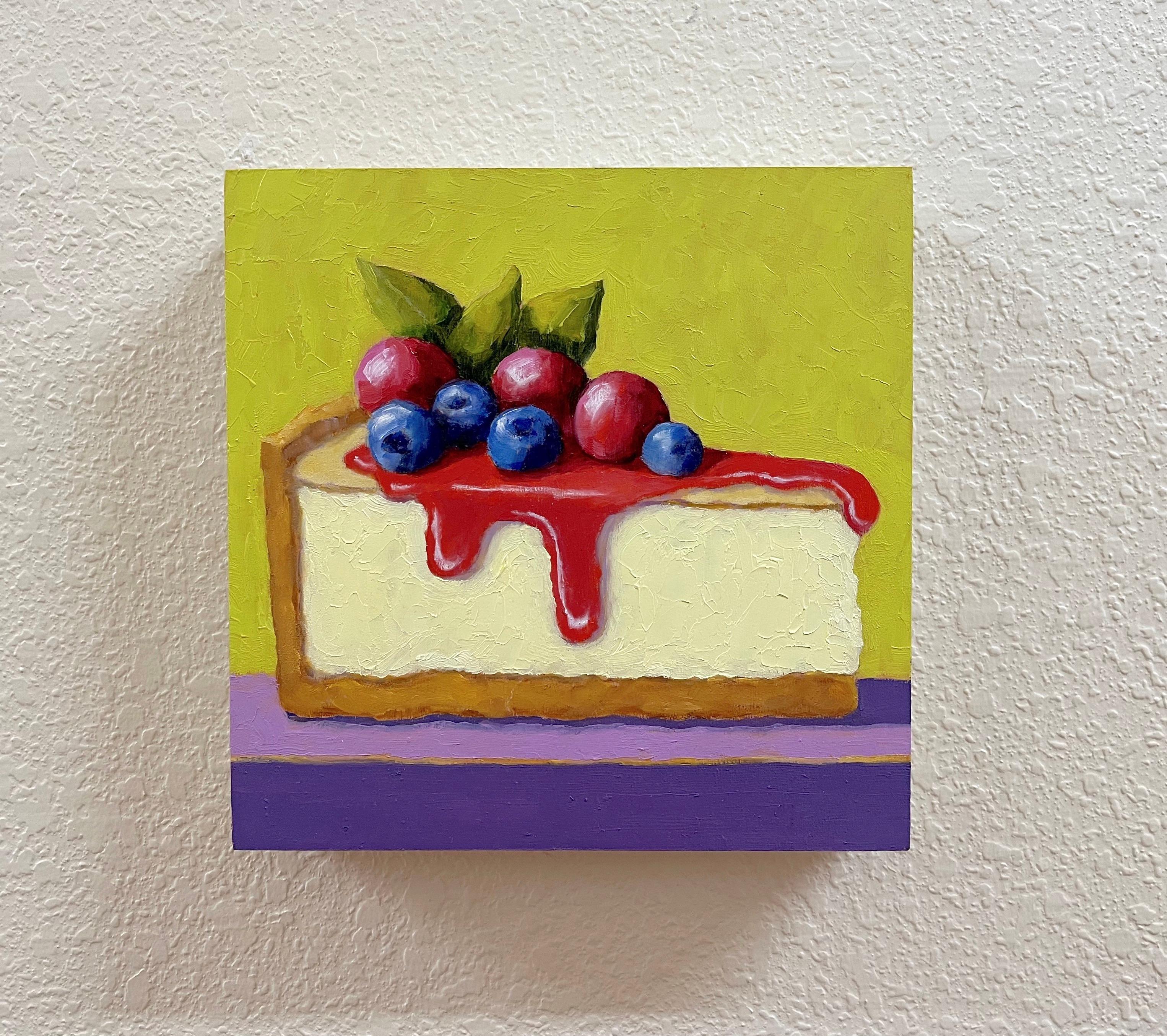 Gâteau au fromage, peinture à l'huile - Contemporain Painting par Pat Doherty