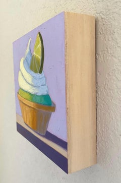 Crostata al lime, pittura ad olio