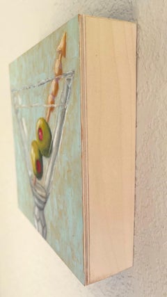 Martini with Olives, Oil Painting