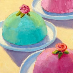 Gâteaux de Princesse, peinture à l'huile
