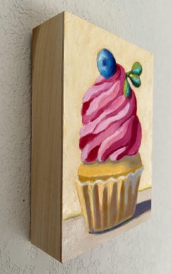 Raspberry Swirl, Oil Painting